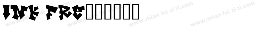 ink fre字体转换